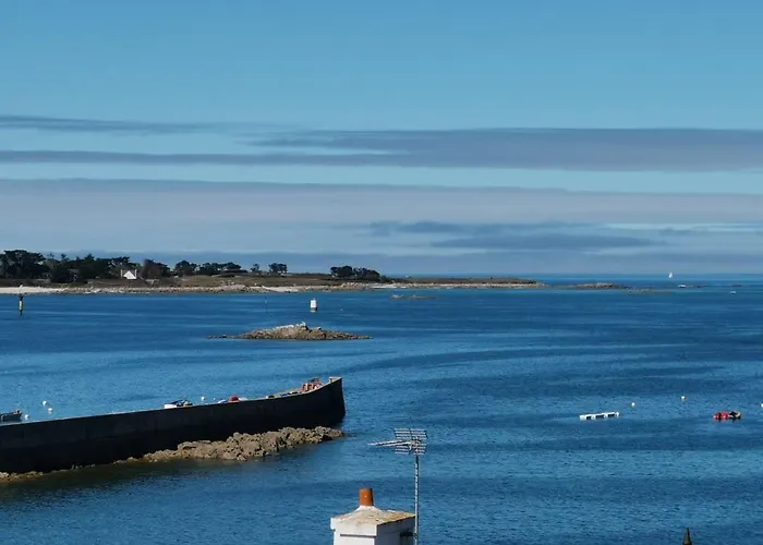Studio vue mer roscoff et île de batz